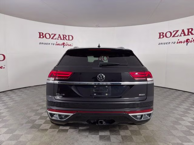 2022 Black Volkswagen Atlas Cross Sport 3.6L V6 SEL R-Line AWD SUV