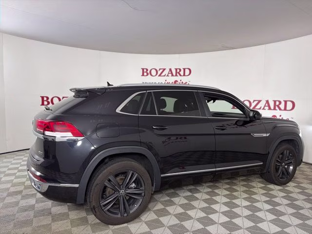 2022 Black Volkswagen Atlas Cross Sport 3.6L V6 SEL R-Line AWD SUV