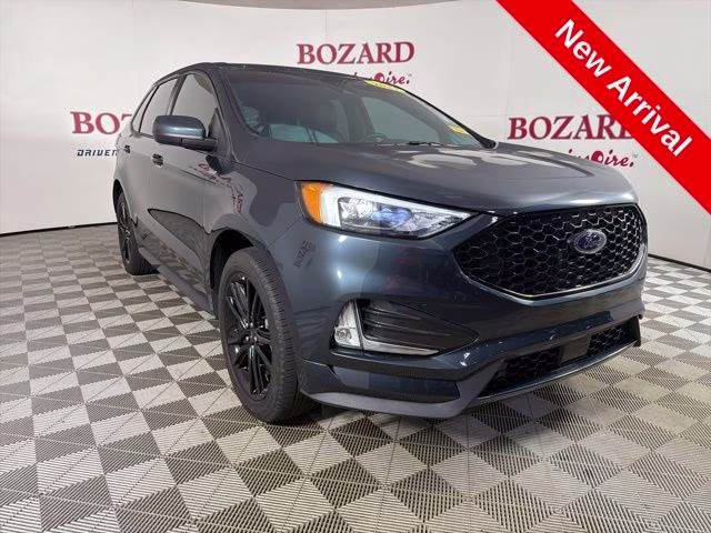 2024 Blue Metallic Ford Edge ST Line AWD SUV