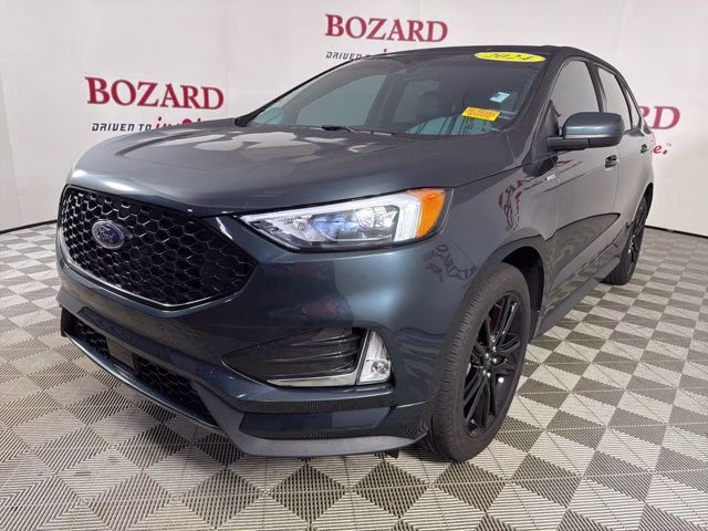 2024 Blue Metallic Ford Edge ST Line AWD SUV