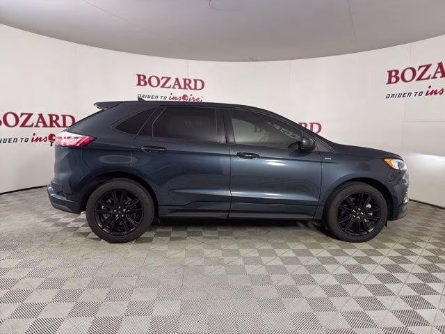 2024 Blue Metallic Ford Edge ST Line AWD SUV
