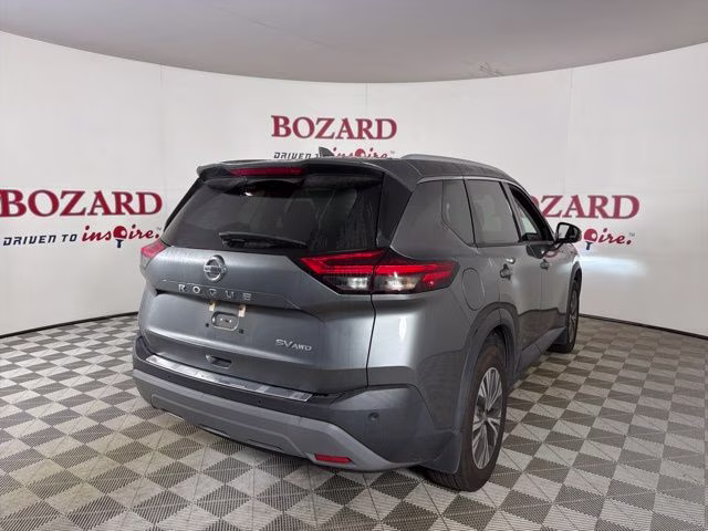 2021 Gun Metallic Nissan Rogue SV AWD SUV