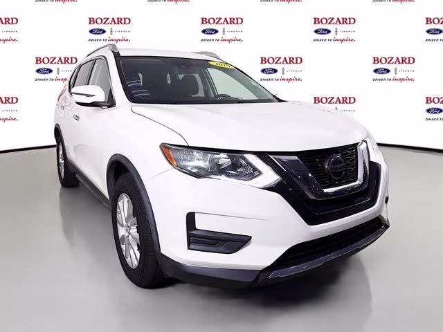 2019 Glacier White Nissan Rogue SV FWD SUV