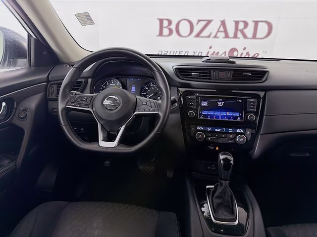 2019 Glacier White Nissan Rogue SV FWD SUV