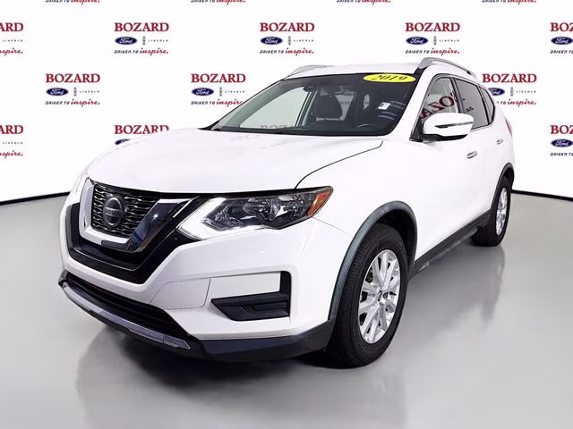 2019 Glacier White Nissan Rogue SV FWD SUV