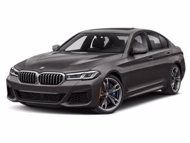 2022 Amber BMW 5 Series M550i xDrive AWD Sedan