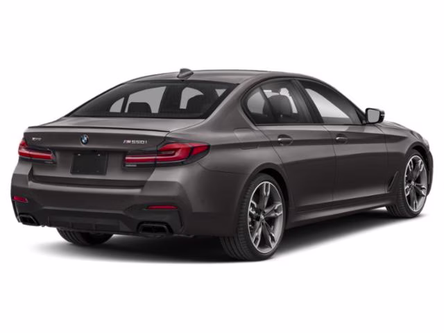 2022 Amber BMW 5 Series M550i xDrive AWD Sedan