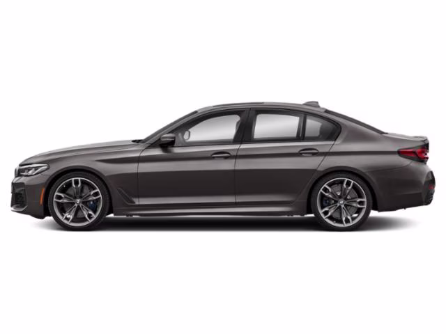 2022 Amber BMW 5 Series M550i xDrive AWD Sedan