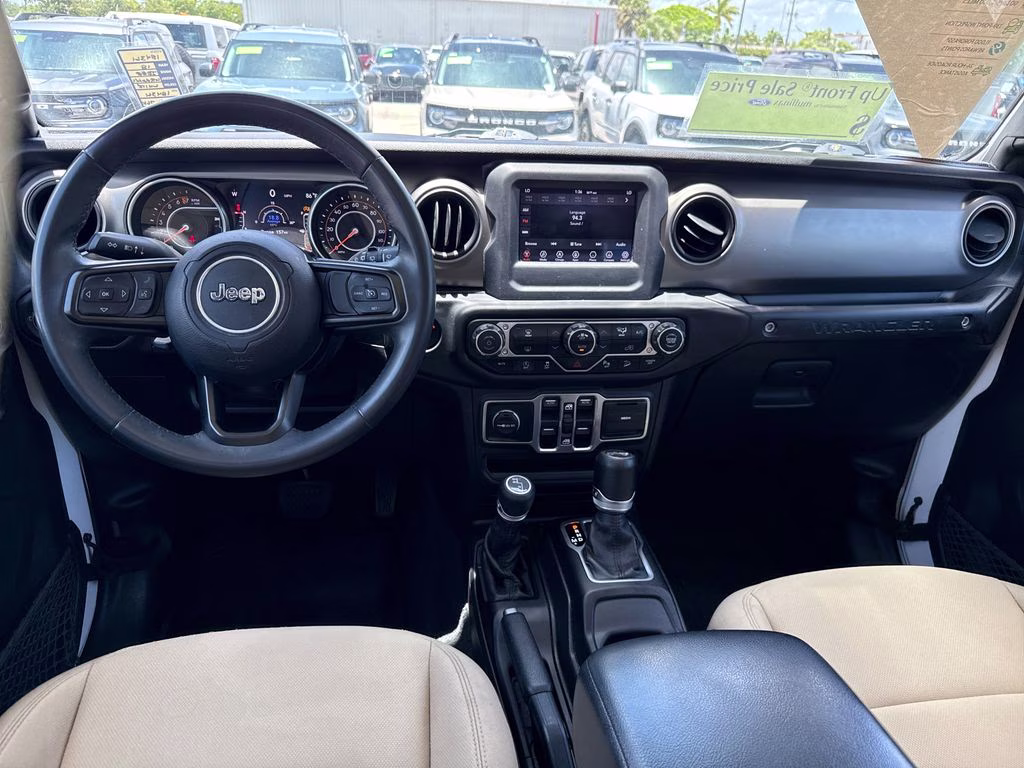 2018 Bright White Clearcoat Jeep Wrangler Unlimited Sport S 4X4 SUV