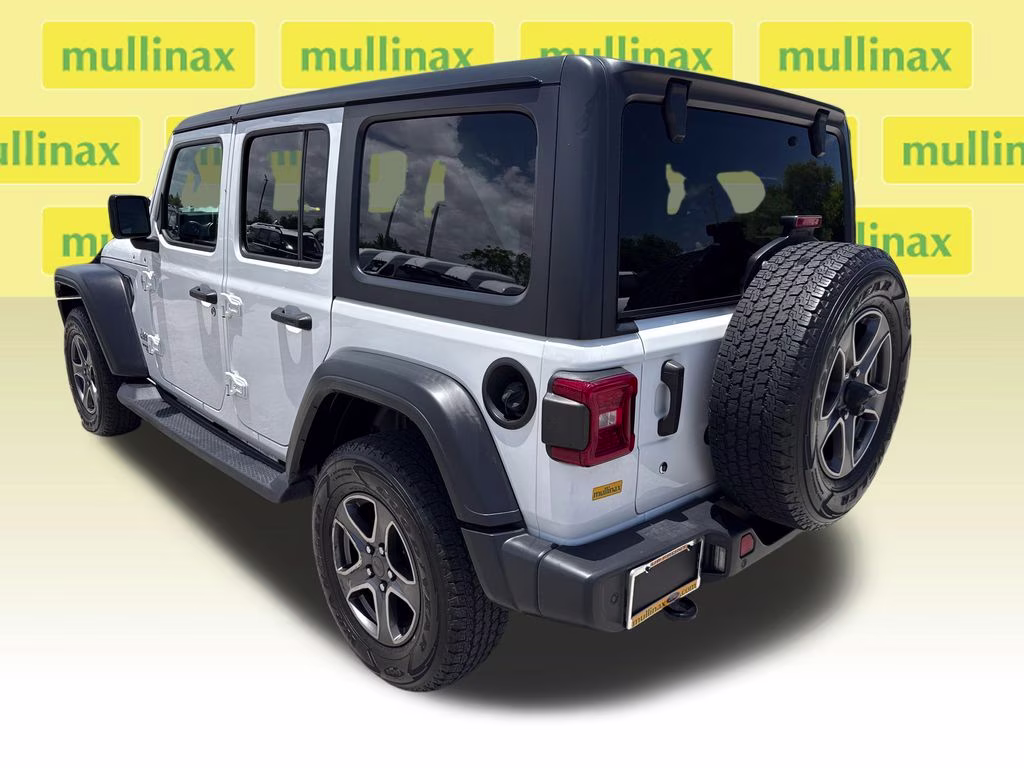 2018 Bright White Clearcoat Jeep Wrangler Unlimited Sport S 4X4 SUV