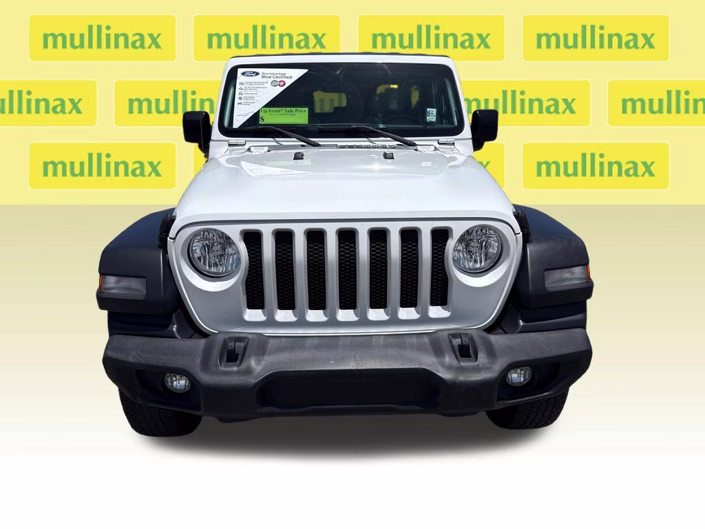 2018 Bright White Clearcoat Jeep Wrangler Unlimited Sport S 4X4 SUV