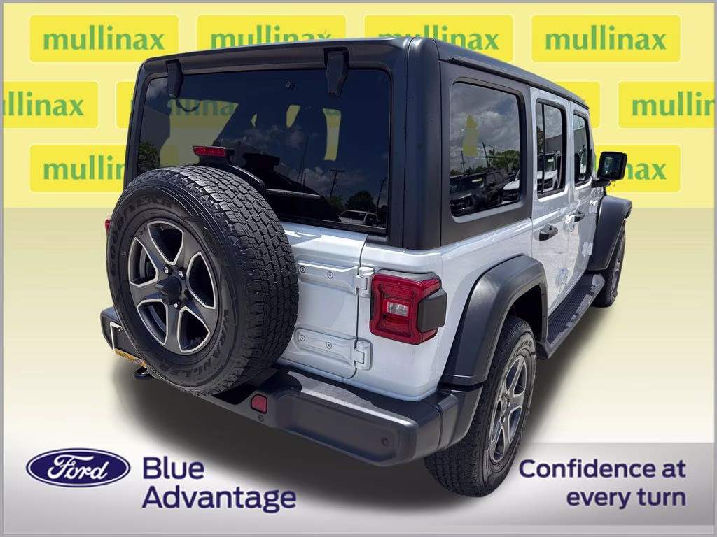 2018 Bright White Clearcoat Jeep Wrangler Unlimited Sport S 4X4 SUV