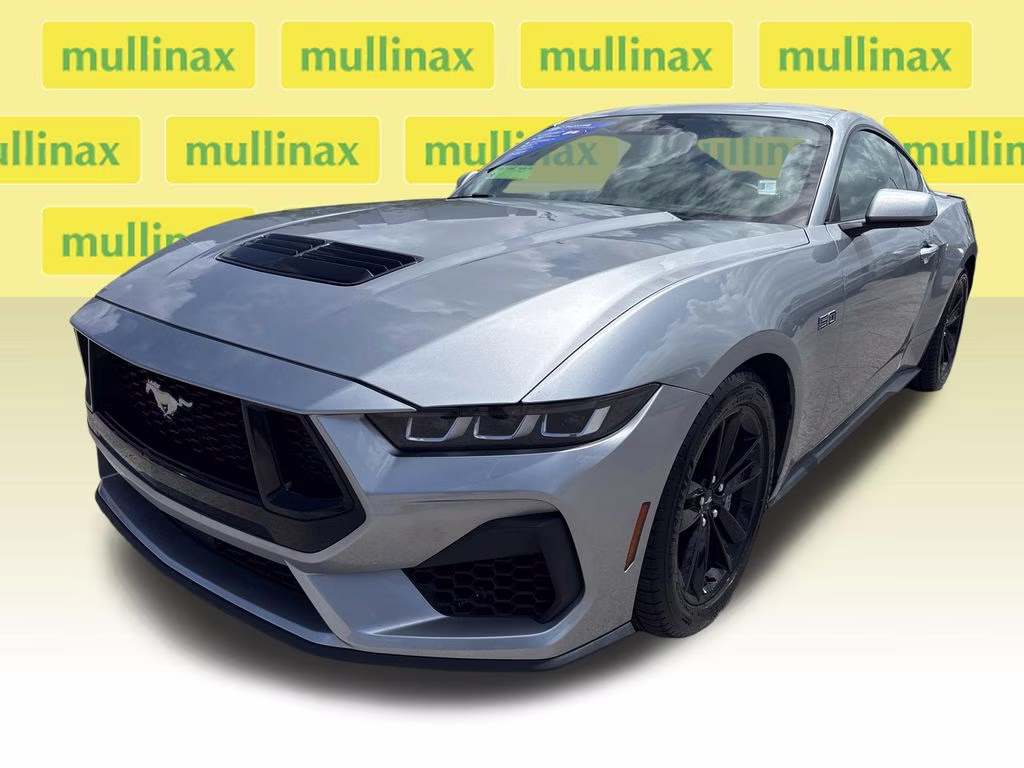 2024 Iconic Silver Metallic Ford Mustang GT RWD Coupe