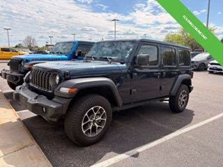 2025 Fathom Blue Pearlcoat Jeep Wrangler Sport S 4X4 SUV