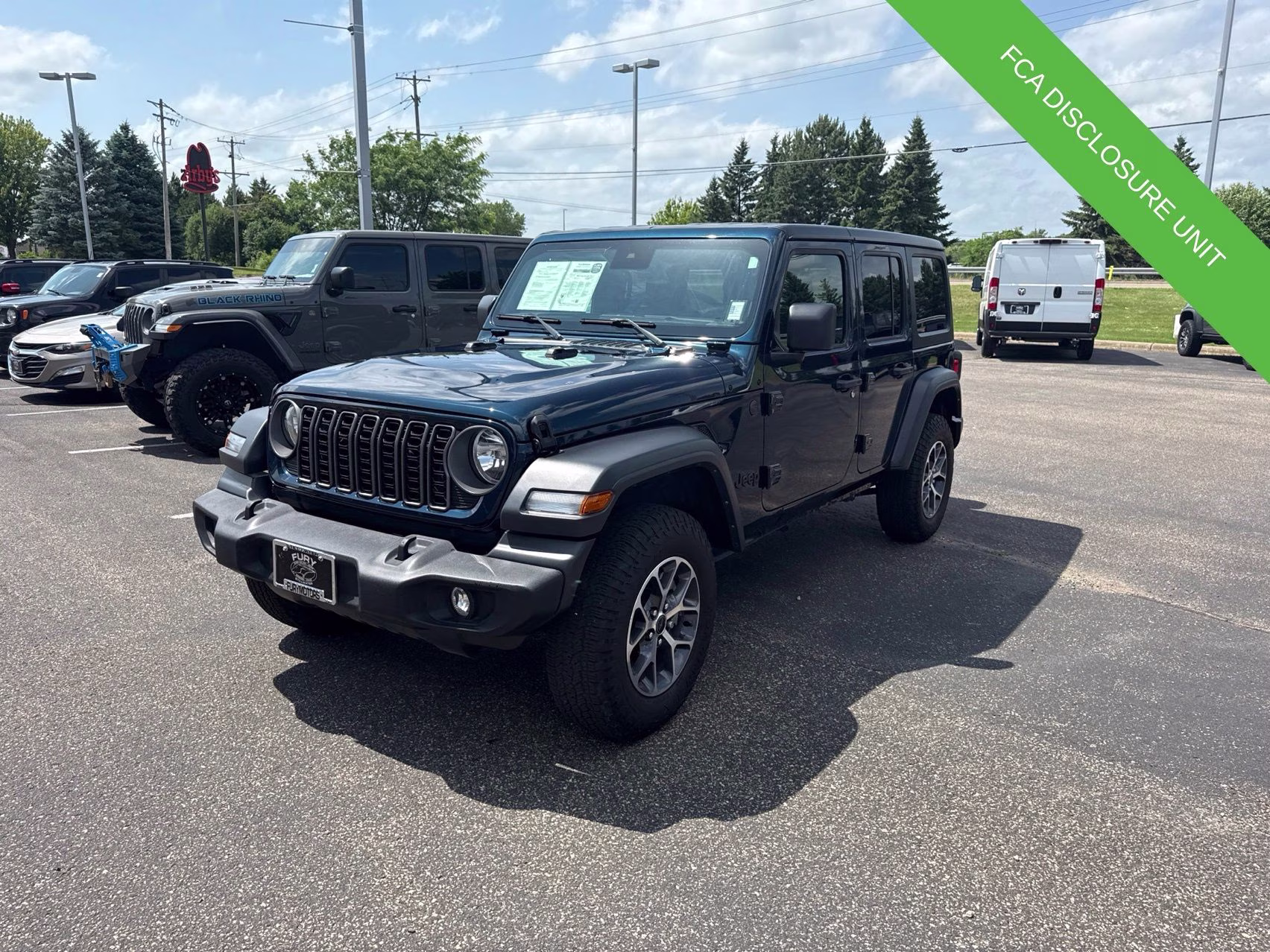 2025 Fathom Blue Pearlcoat Jeep Wrangler Sport S 4X4 SUV