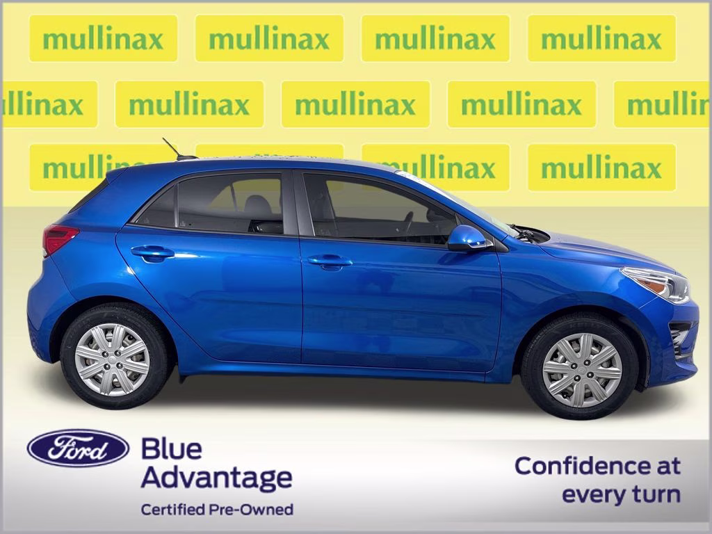 2021 Sporty Blue Kia Rio S FWD Hatchback