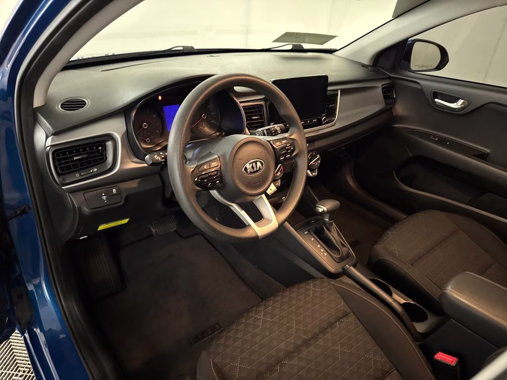 2021 Sporty Blue Kia Rio S FWD Hatchback