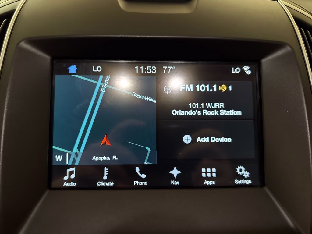 2017 Magnetic Metallic Ford Edge Titanium FWD SUV