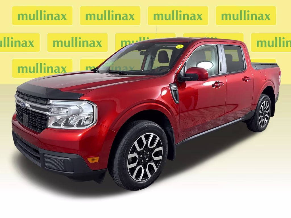 2022 Hot Pepper Red Tinted Clearcoat Metallic Ford Maverick Lariat FWD Truck