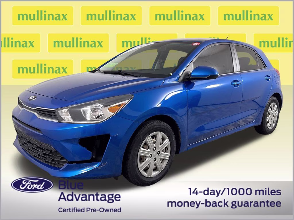 2021 Sporty Blue Kia Rio S FWD Hatchback