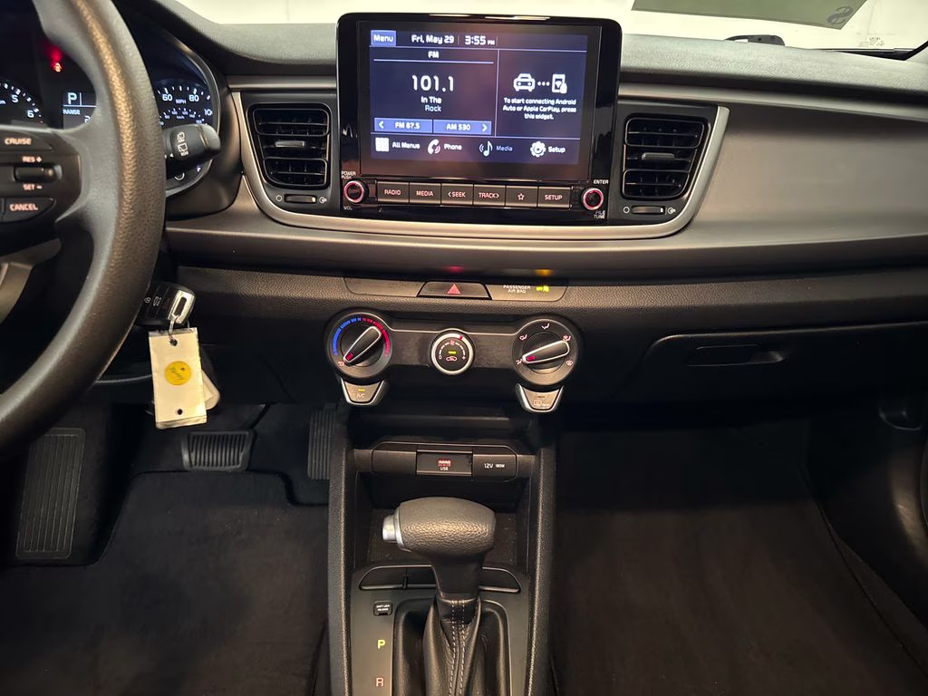2021 Sporty Blue Kia Rio S FWD Hatchback