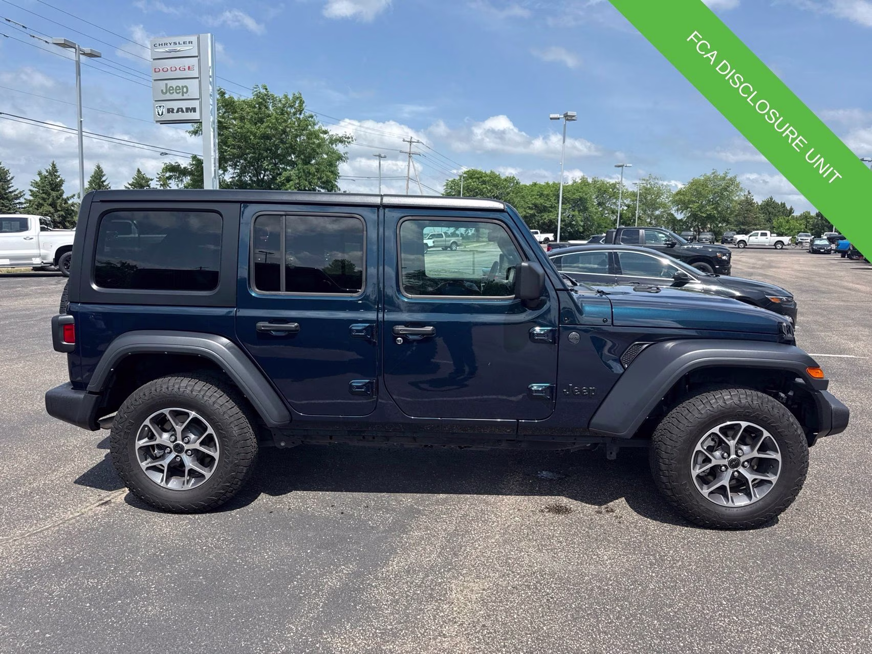 2025 Fathom Blue Pearlcoat Jeep Wrangler Sport S 4X4 SUV