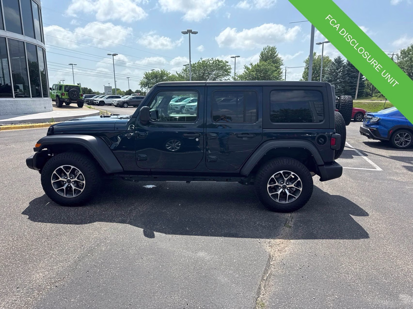 2025 Fathom Blue Pearlcoat Jeep Wrangler Sport S 4X4 SUV