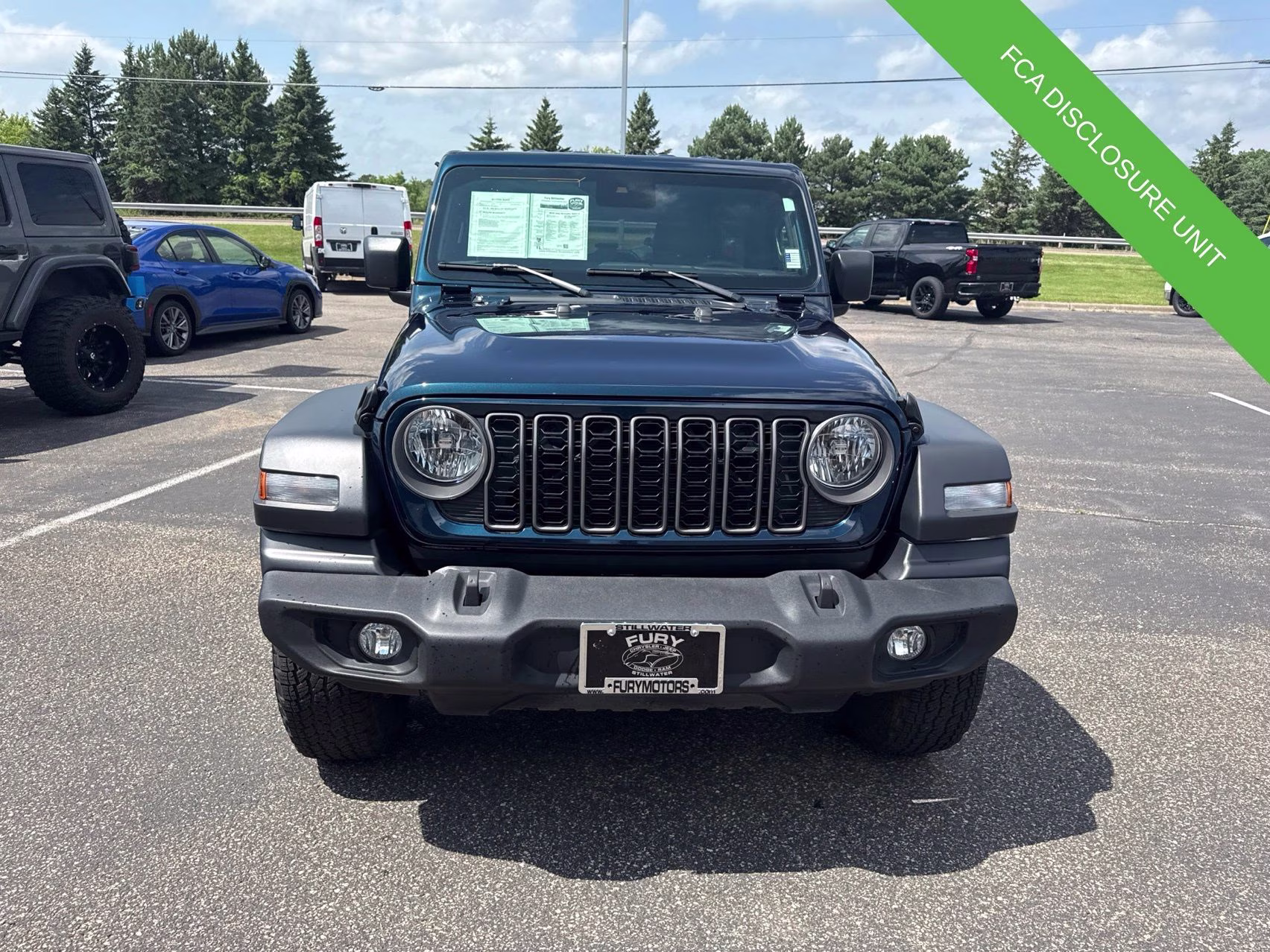 2025 Fathom Blue Pearlcoat Jeep Wrangler Sport S 4X4 SUV