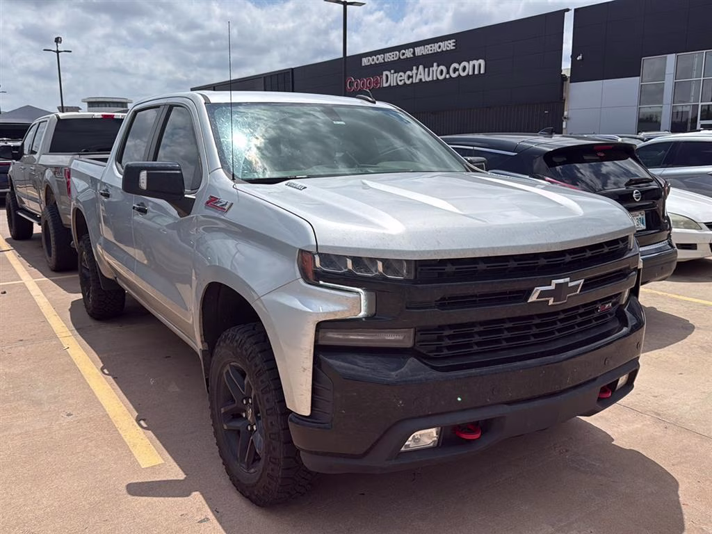 2022 Summit White Chevrolet Silverado 1500 LTD LT Trail Boss 4X4 Truck