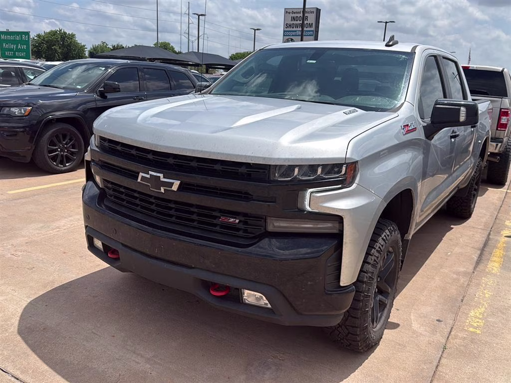 2022 Summit White Chevrolet Silverado 1500 LTD LT Trail Boss 4X4 Truck