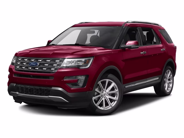 2016 Ruby Red Metallic Ford Explorer Limited FWD SUV