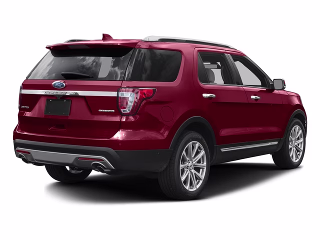 2016 Ruby Red Metallic Ford Explorer Limited FWD SUV
