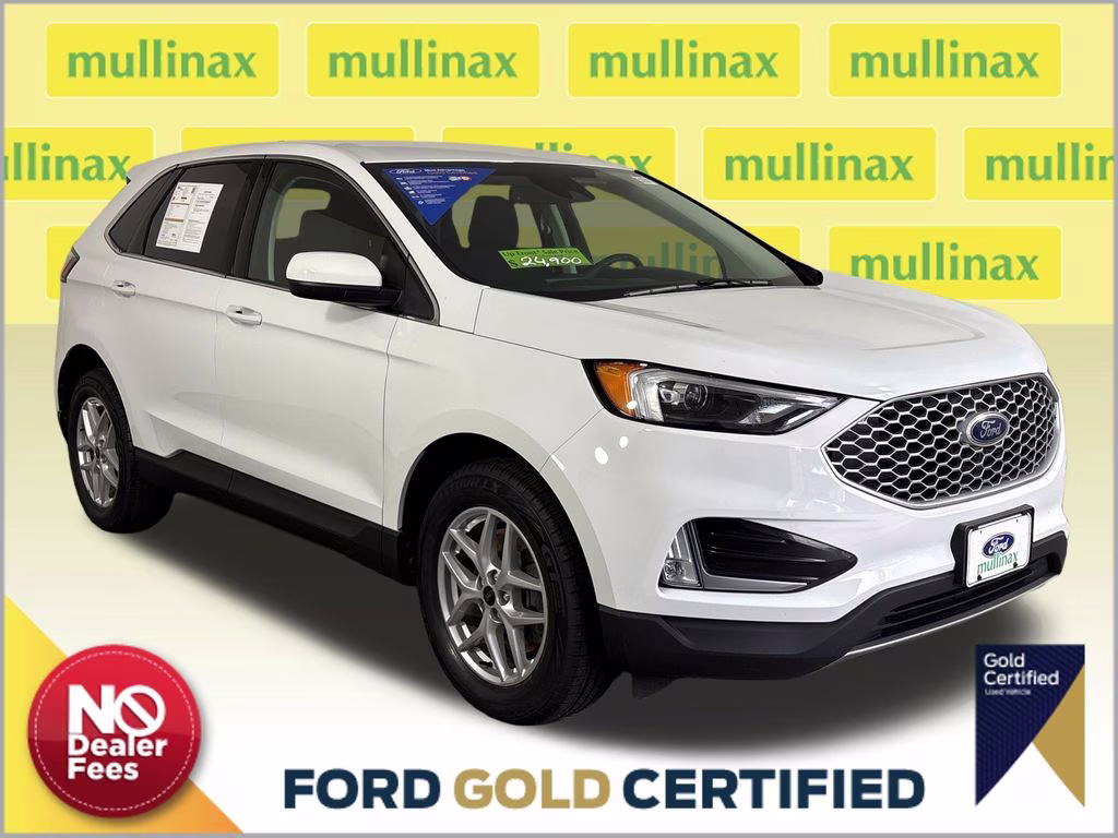 2023 Oxford White Ford Edge SEL AWD SUV