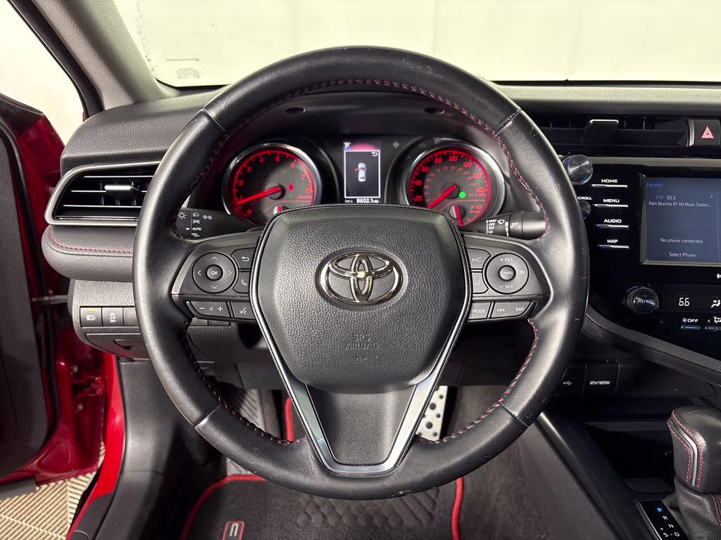 2020 Midnight Black Metallic Toyota Camry TRD V6 FWD Sedan