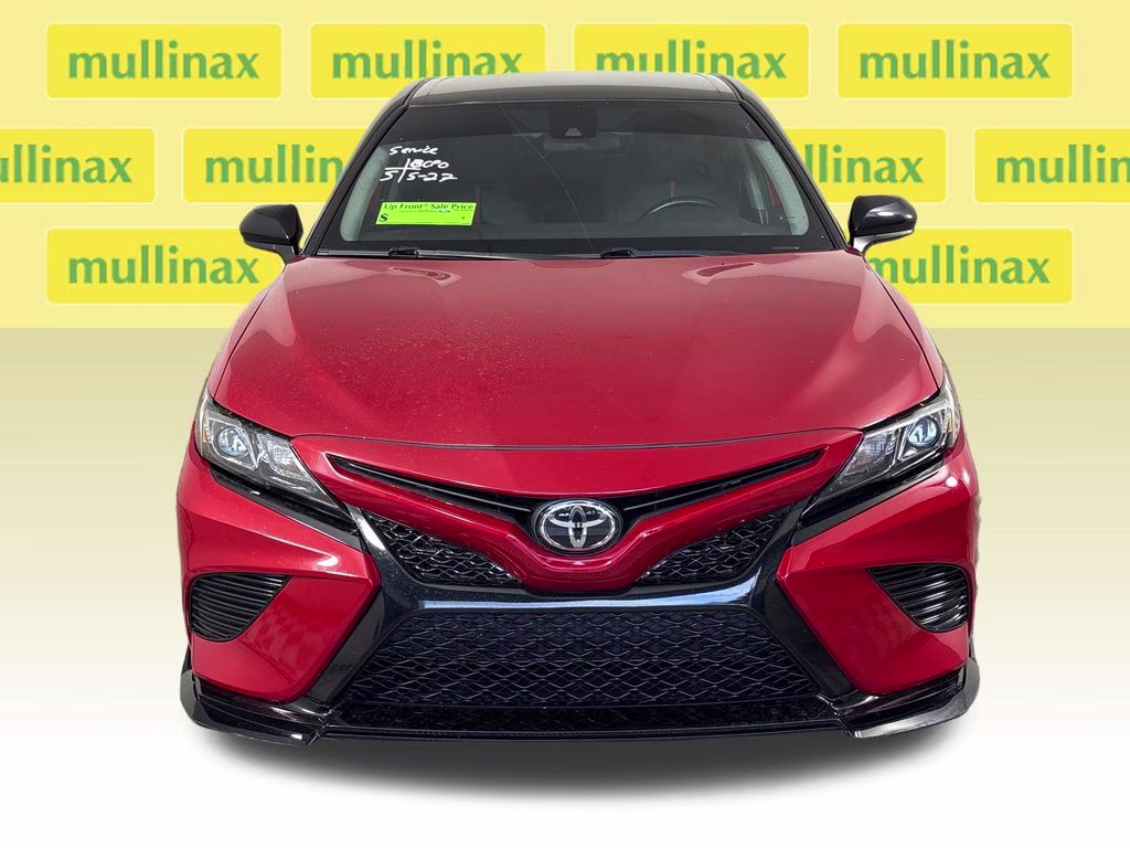 2020 Supersonic Red/Midnight Black Metallic Toyota Camry TRD V6 FWD Sedan