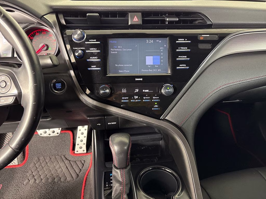 2020 Midnight Black Metallic Toyota Camry TRD V6 FWD Sedan