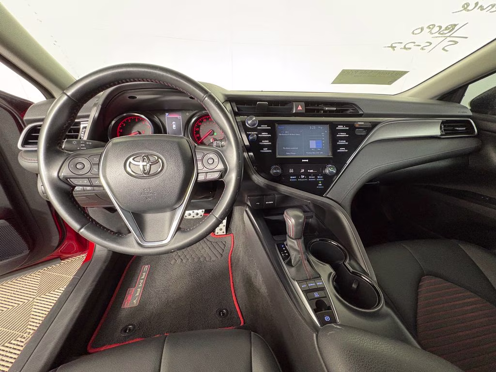 2020 Midnight Black Metallic Toyota Camry TRD V6 FWD Sedan