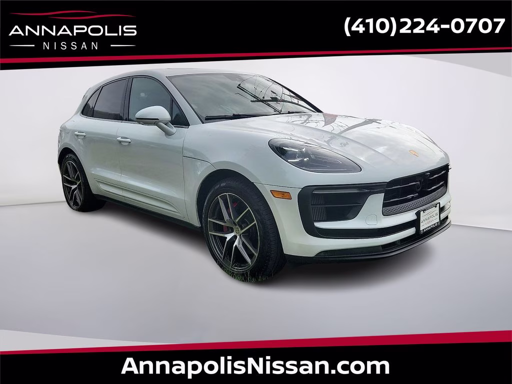 2022 White Porsche Macan S AWD SUV