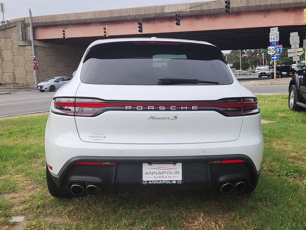 2022 White Porsche Macan S AWD SUV