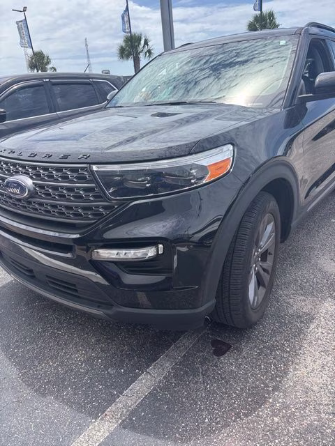 2023 Black Metallic Ford Explorer XLT RWD SUV