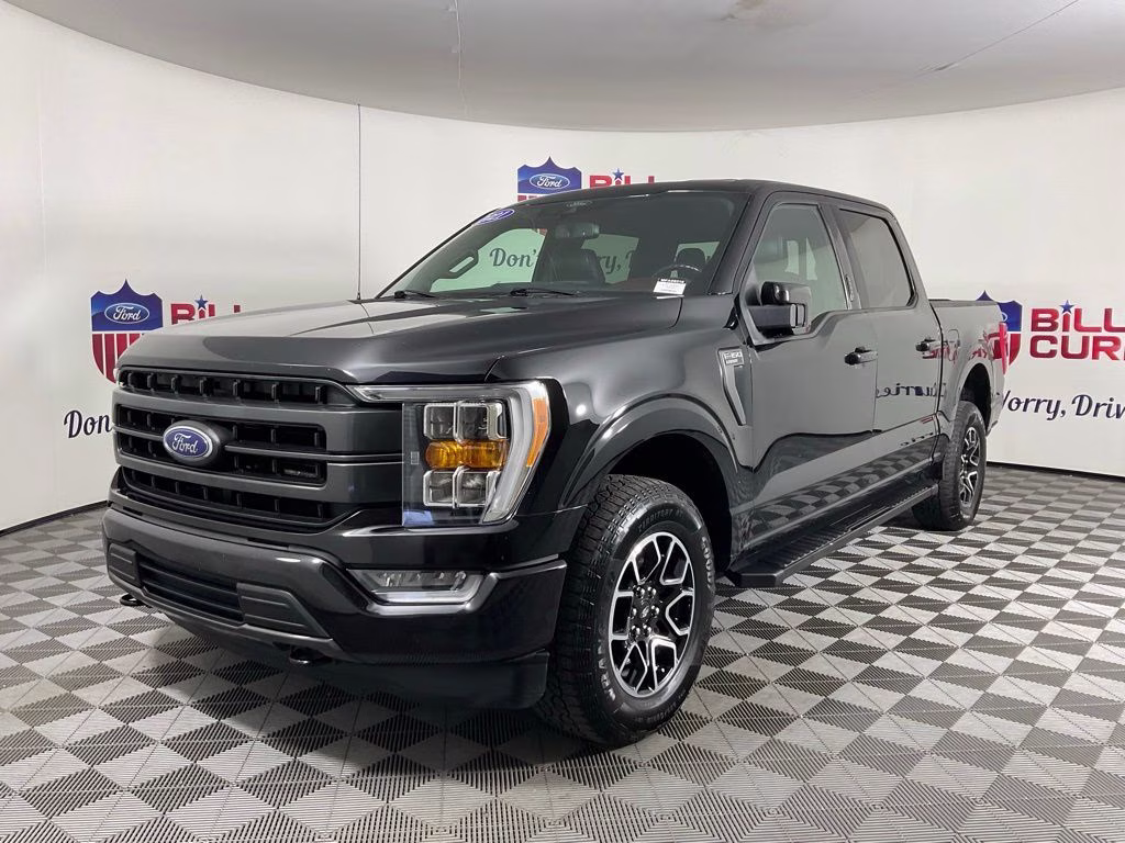 2021 Black Metallic Ford F-150 Lariat 4X4 Truck