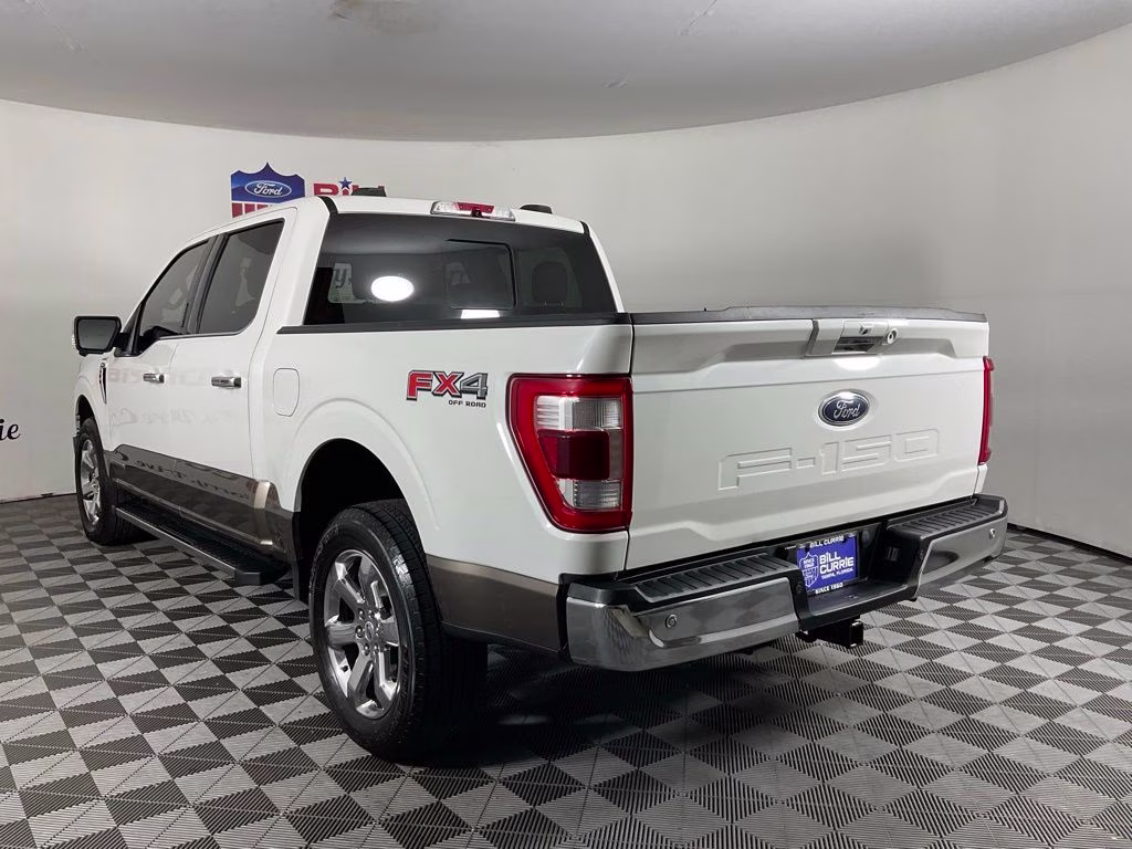 2021 Star White Metallic Tri-Coat Ford F-150 Lariat 4X4 Truck