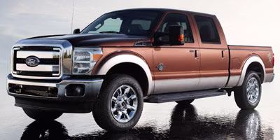 2011 Dark Blue Pearl Metallic Ford Super Duty F-250 SRW Lariat 4X4 Truck