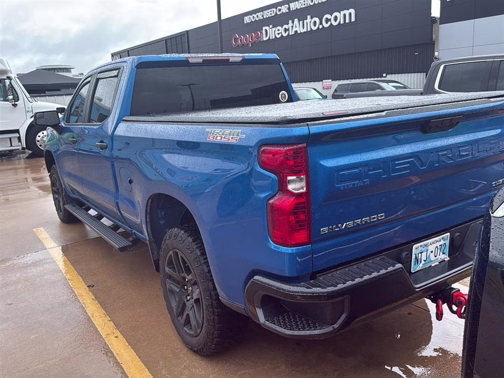 2022 Glacier Blue Metallic Chevrolet Silverado 1500 Custom Trail Boss 4X4 Truck