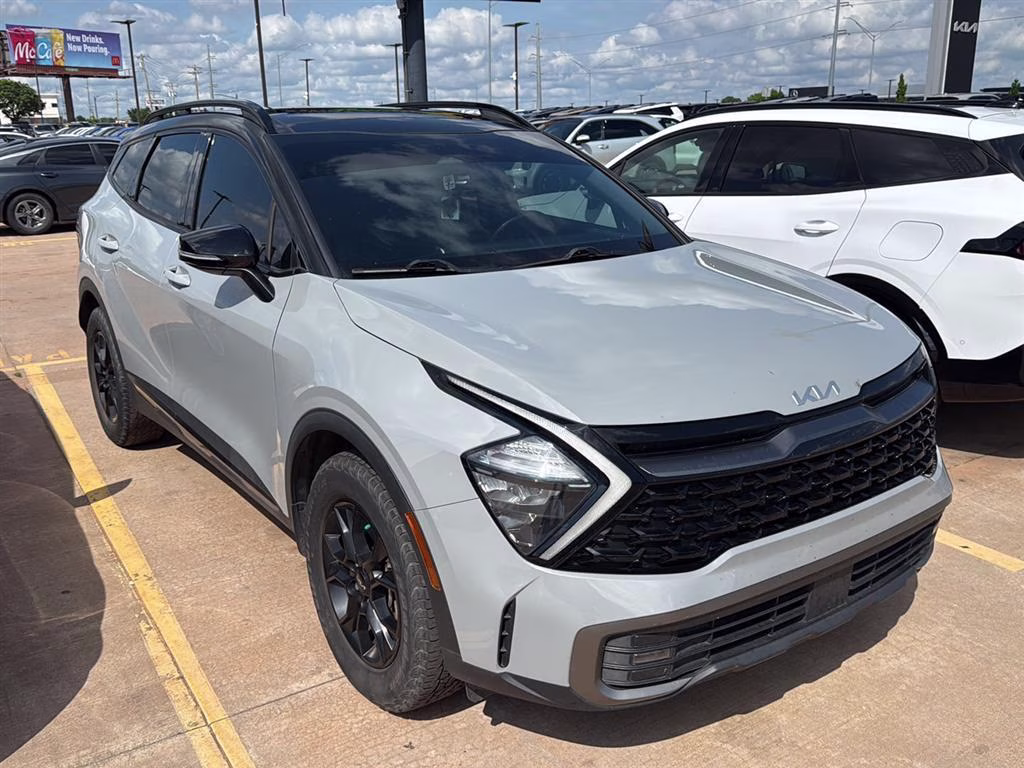 2023 Wolf Gray/Ebony Black Roof Kia Sportage X-Pro AWD SUV