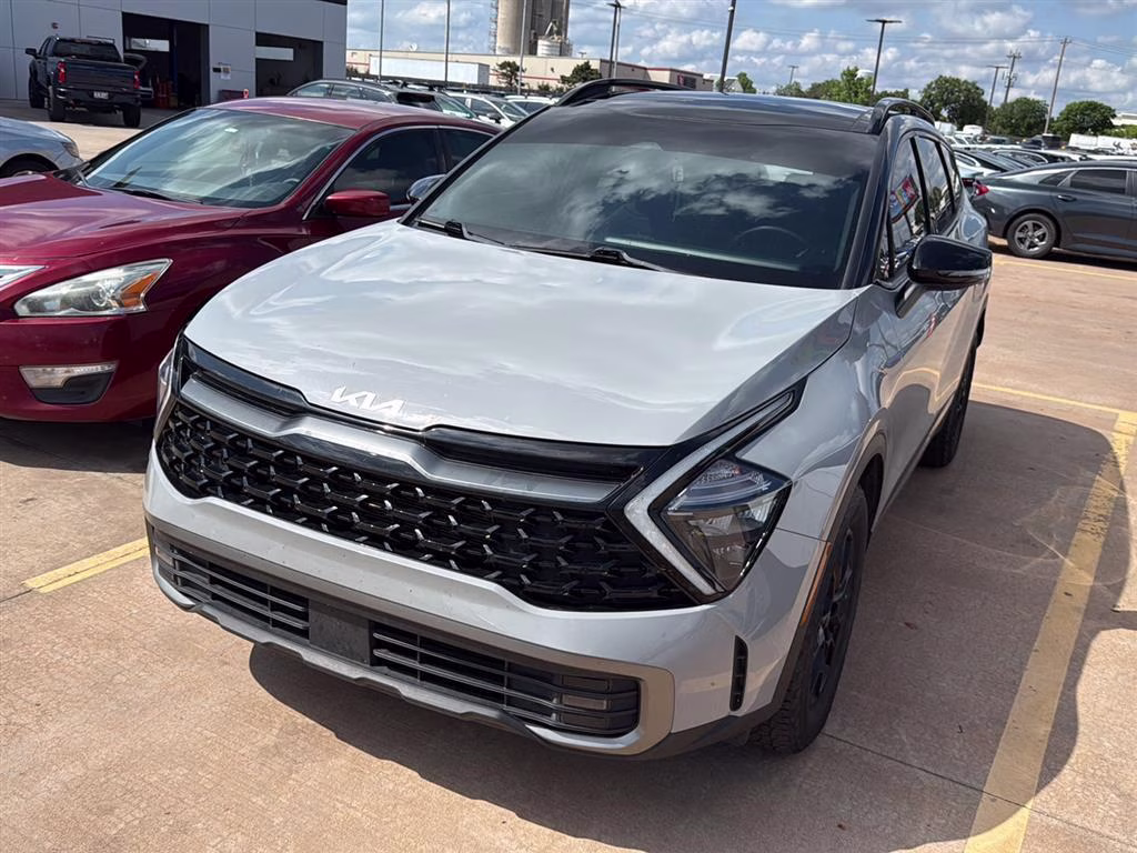 2023 Wolf Gray/Ebony Black Roof Kia Sportage X-Pro AWD SUV