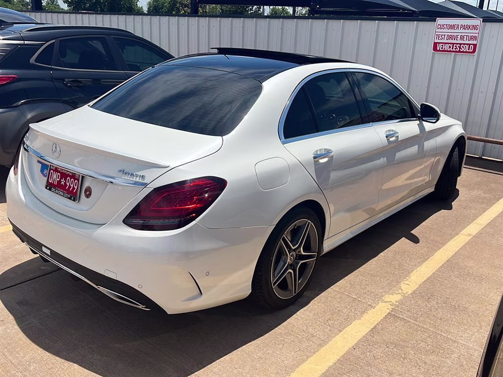 2021 designo Diamond White Metallic Mercedes-Benz C-Class C 300 AWD Sedan