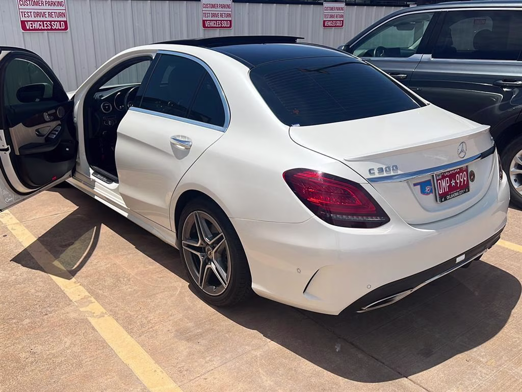 2021 designo Diamond White Metallic Mercedes-Benz C-Class C 300 AWD Sedan