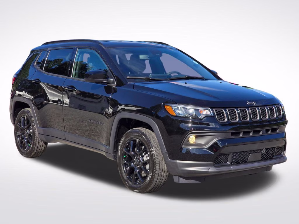 2026 Diamond Black Crystal Pearlcoat Jeep Compass Latitude 4X4 SUV