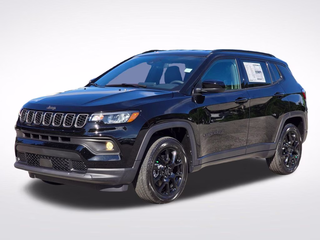 2026 Diamond Black Crystal Pearlcoat Jeep Compass Latitude 4X4 SUV
